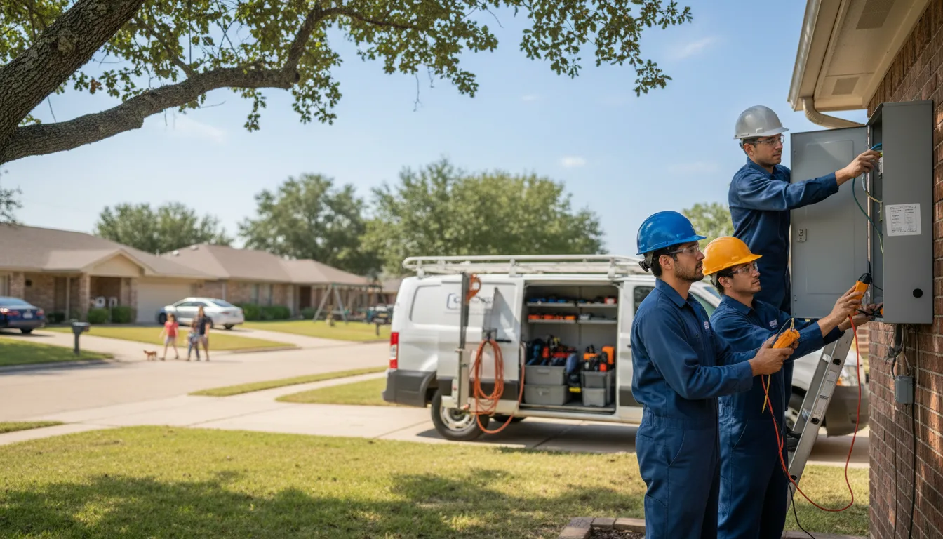 Certified electrician providing emergency electrical services in Clarksville, TX